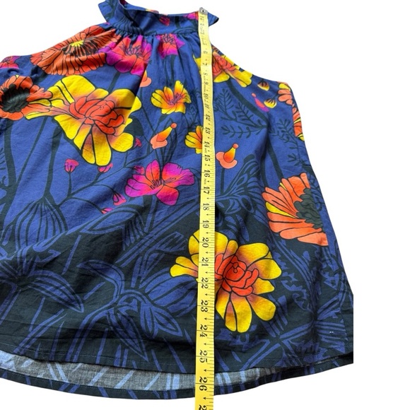 Anthropologie Roopa Pemmaraju Floral Halter Tank size M - Picture 11 of 13